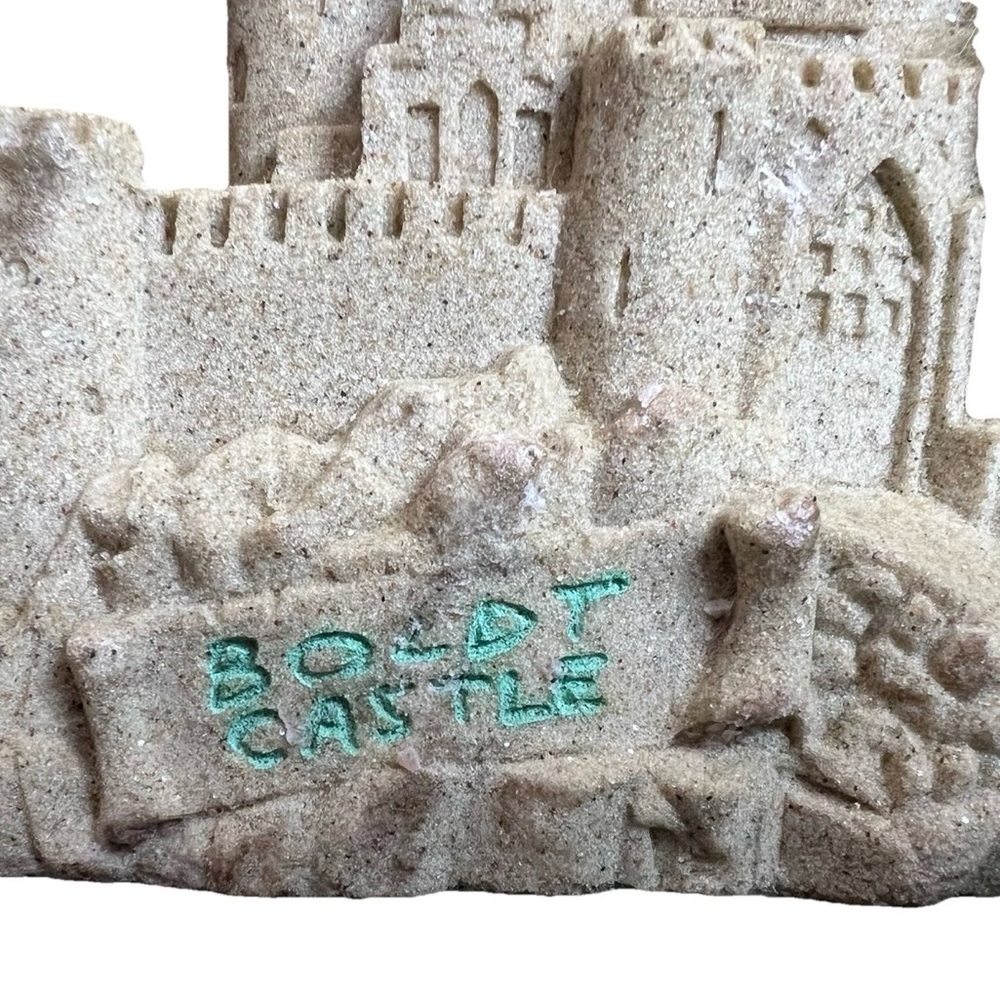 RARE Vtg 2000 Mr.Sandman Sand Castle Sculpture Boldt Castle - Picture 2 of 7